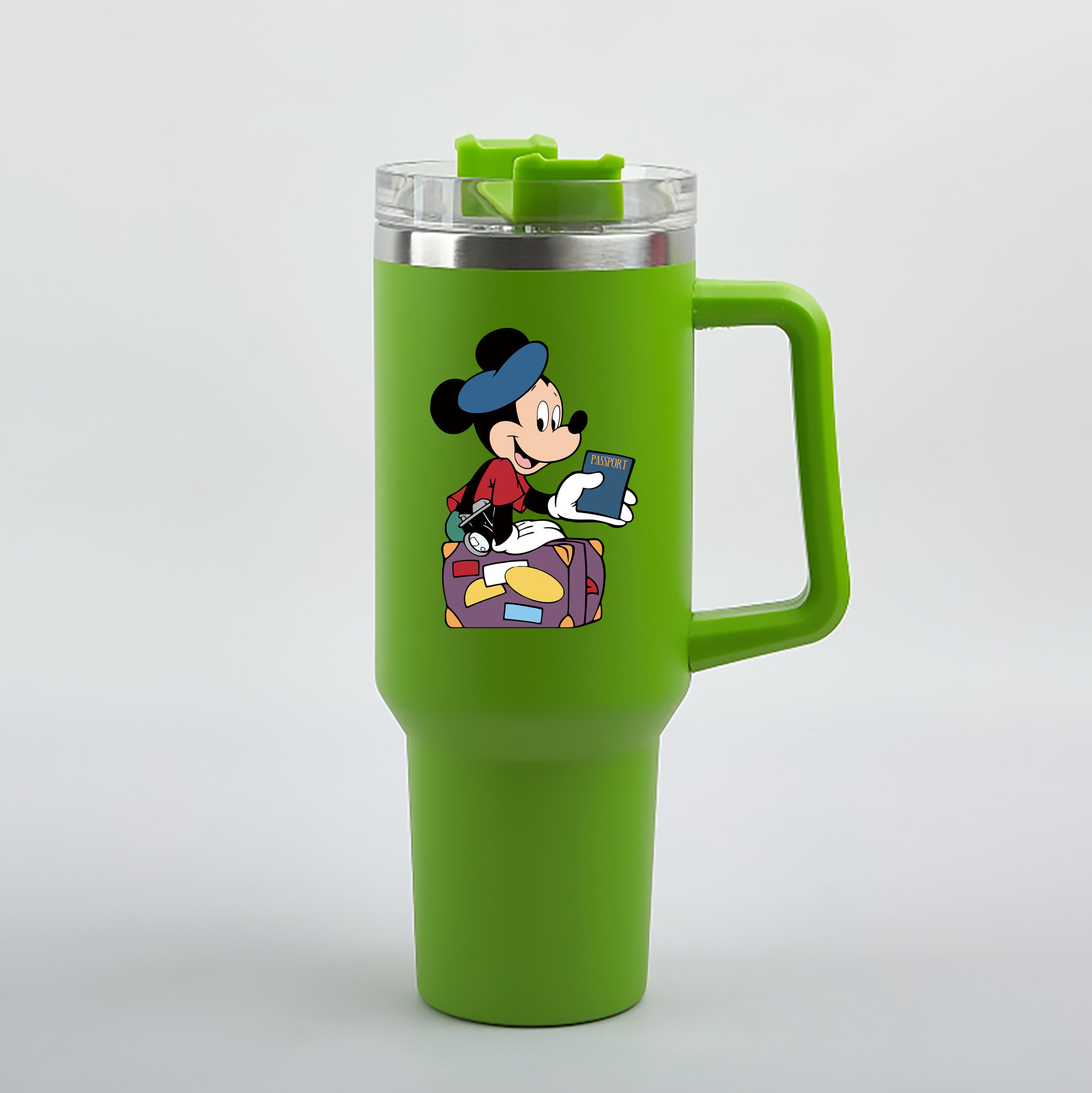 （画像用） ミッキーマウス Mickey Mouse 1200mL車用タンブラー（カラープリント）